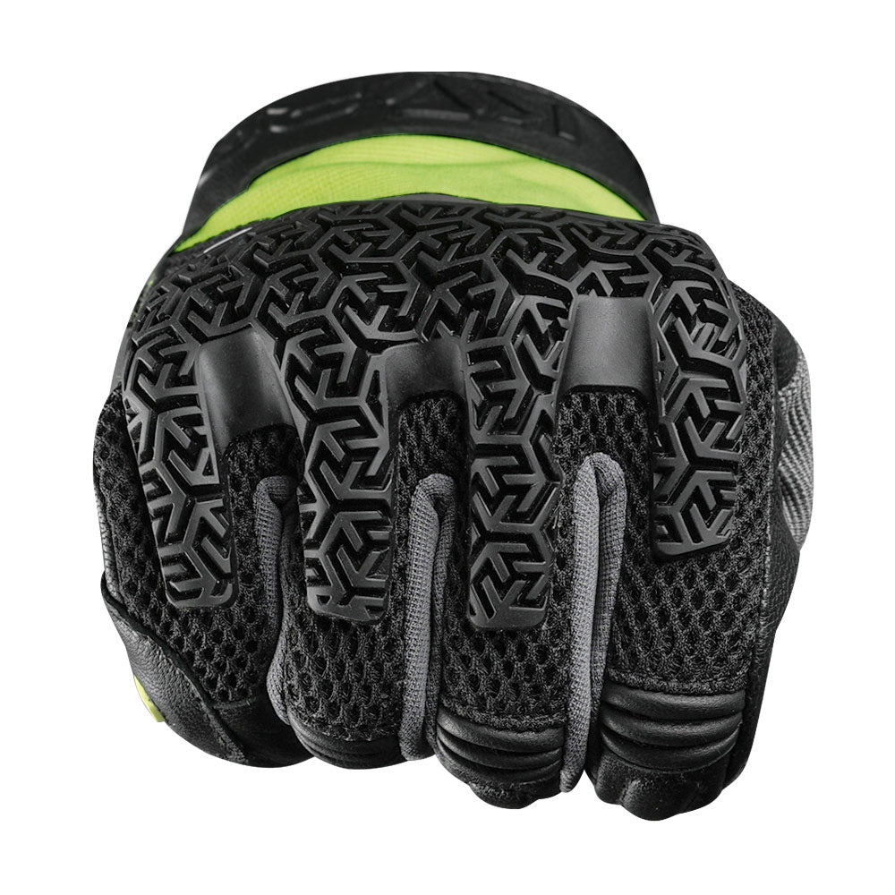 KORDA Adventure motorcycle riding gloves with D3O protection and SuperFabric palm slider