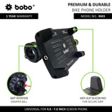 BOBO BM3 aluminium bike phone holder motorcycle mobile mount universal handlebar smartphone holder