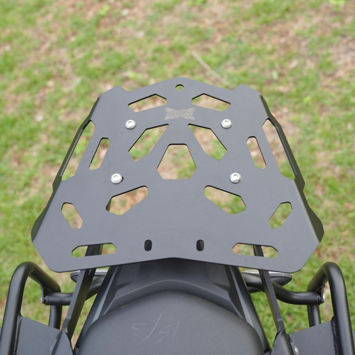 Moto Torque heavy duty back carrier for Honda NX500 luggage and top box mounting accessory