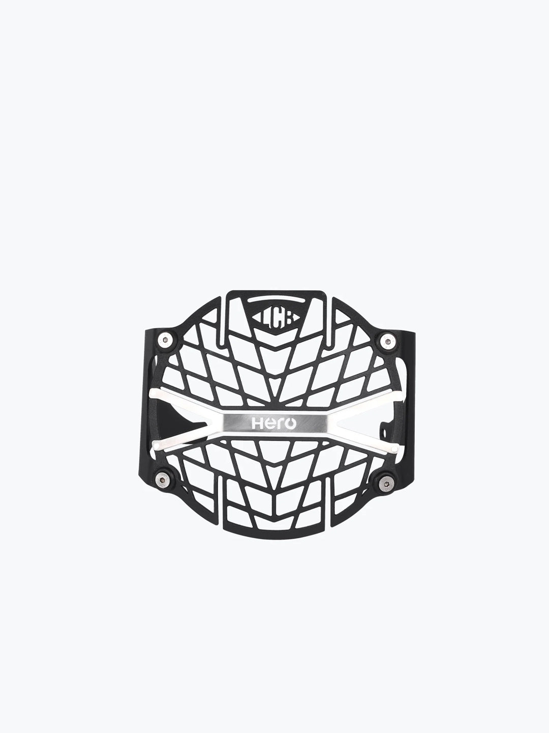 Legundary Custom headlight grill for Hero Xpulse 200 4V black mild steel headlight protector