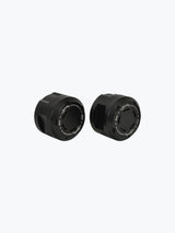 Legundary Custom KTM 390 Enduro R Rotex Front Wheel Slider black silver CNC aluminium fork axle protector