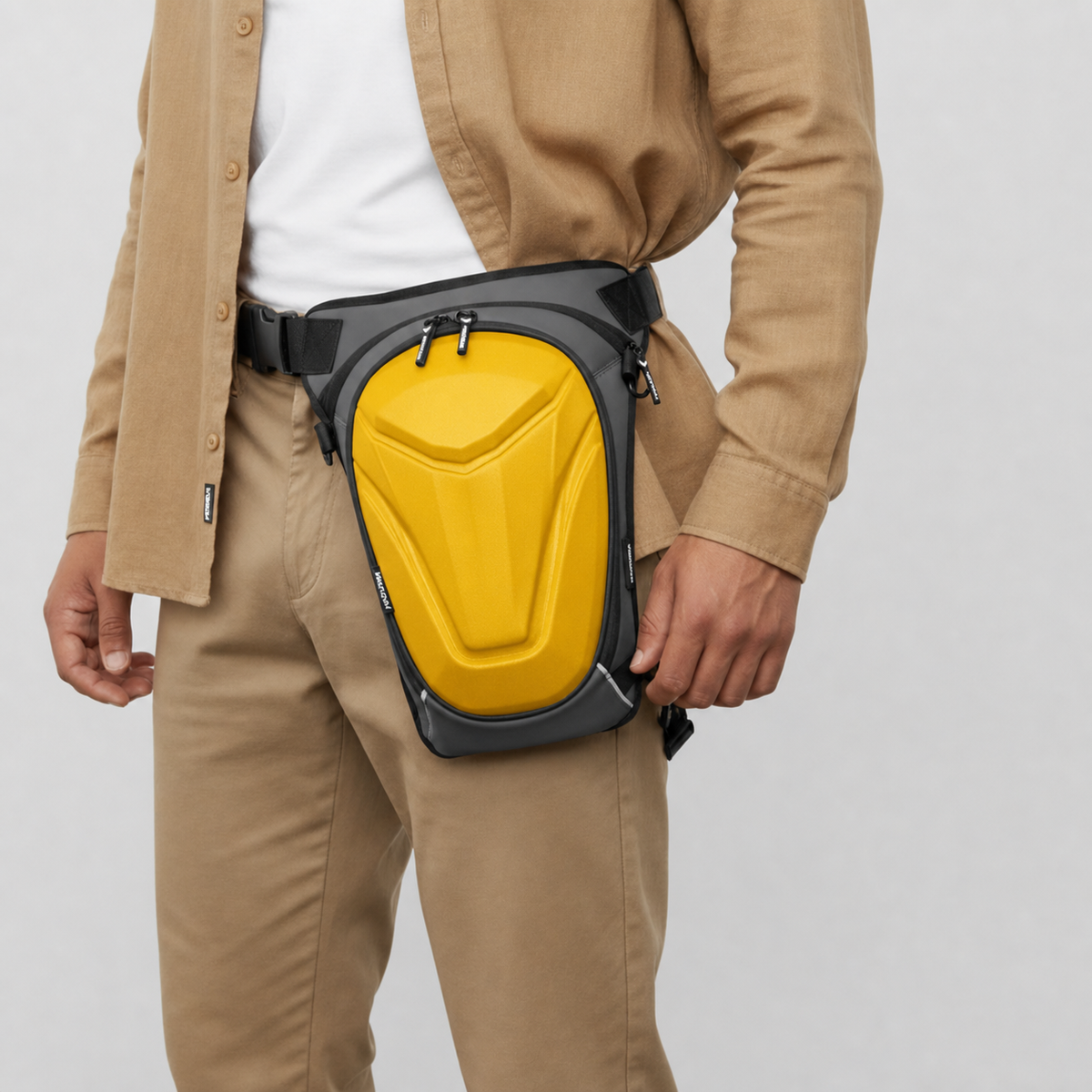 Vantora ARC Thigh Bag 5L | Hard-Shell Water-Resistant Motorcycle Leg Bag