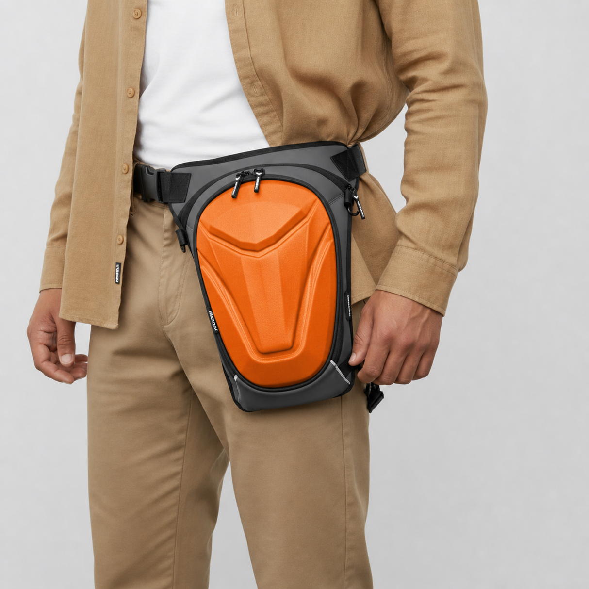 Vantora ARC Thigh Bag 5L | Hard-Shell Water-Resistant Motorcycle Leg Bag