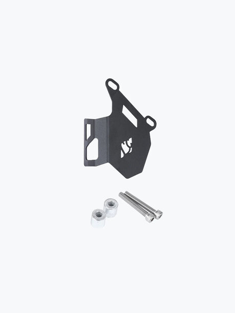 Legundary Custom Hness Raider front disc caliper guard mild steel black brake protector Honda CB350
