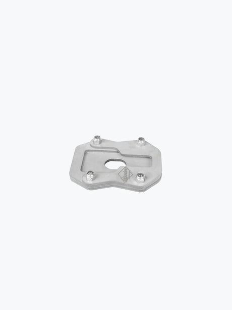 Legundary Custom Brogue Side Stand Base for Suzuki V-Strom 800DE Stainless Steel Brushed Finish Stand Enlarger Plate