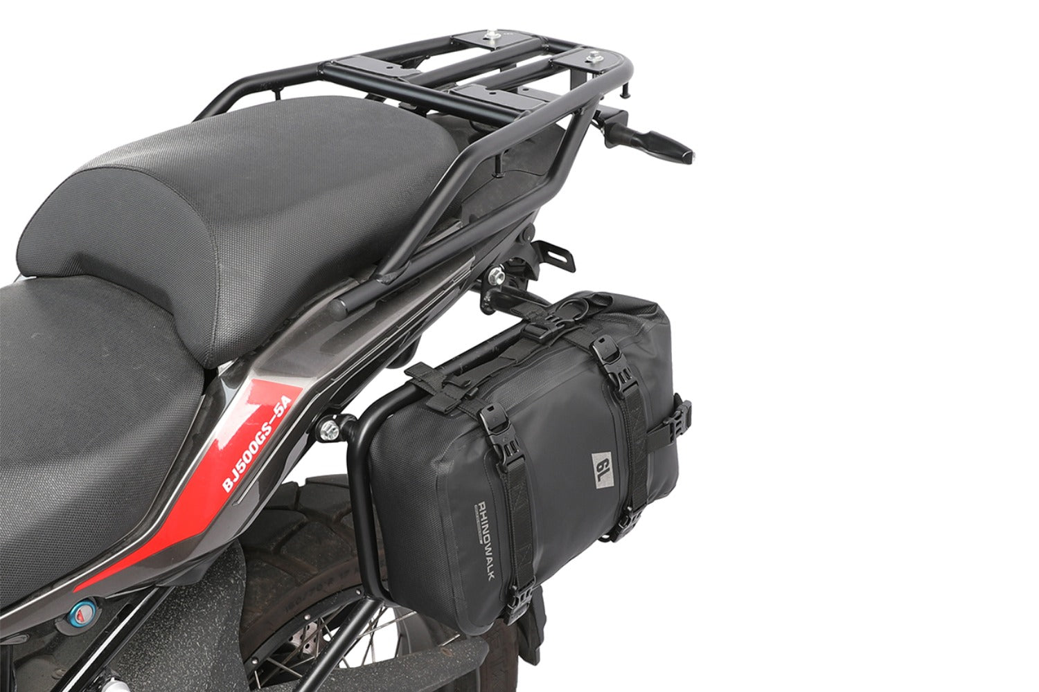 MOTO VANGUARD 6L Motorcycle Crash Bar Bag for Touring and Adventure Riding