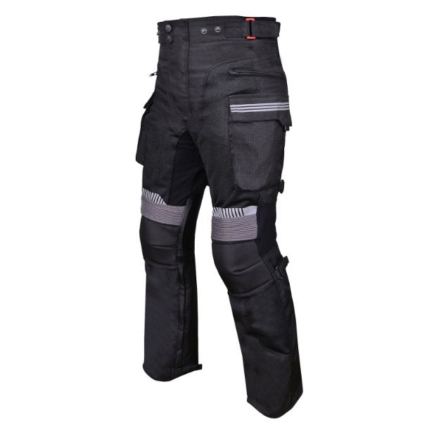 BBG Tour-Pro black motorcycle touring riding pants for men