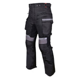 BBG Tour-Pro black motorcycle touring riding pants for men