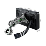 Sash Gears S8 Smart Riding Display with 6.25 inch touchscreen, wireless Apple CarPlay, Android Auto, dual 1080P cameras, GPS speed display and TPMS