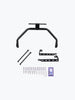 LEGUNDARY CUSTOM Himalayan 450 Fort Knox Side Box Bolt-On Mounts Black Pannier Brackets