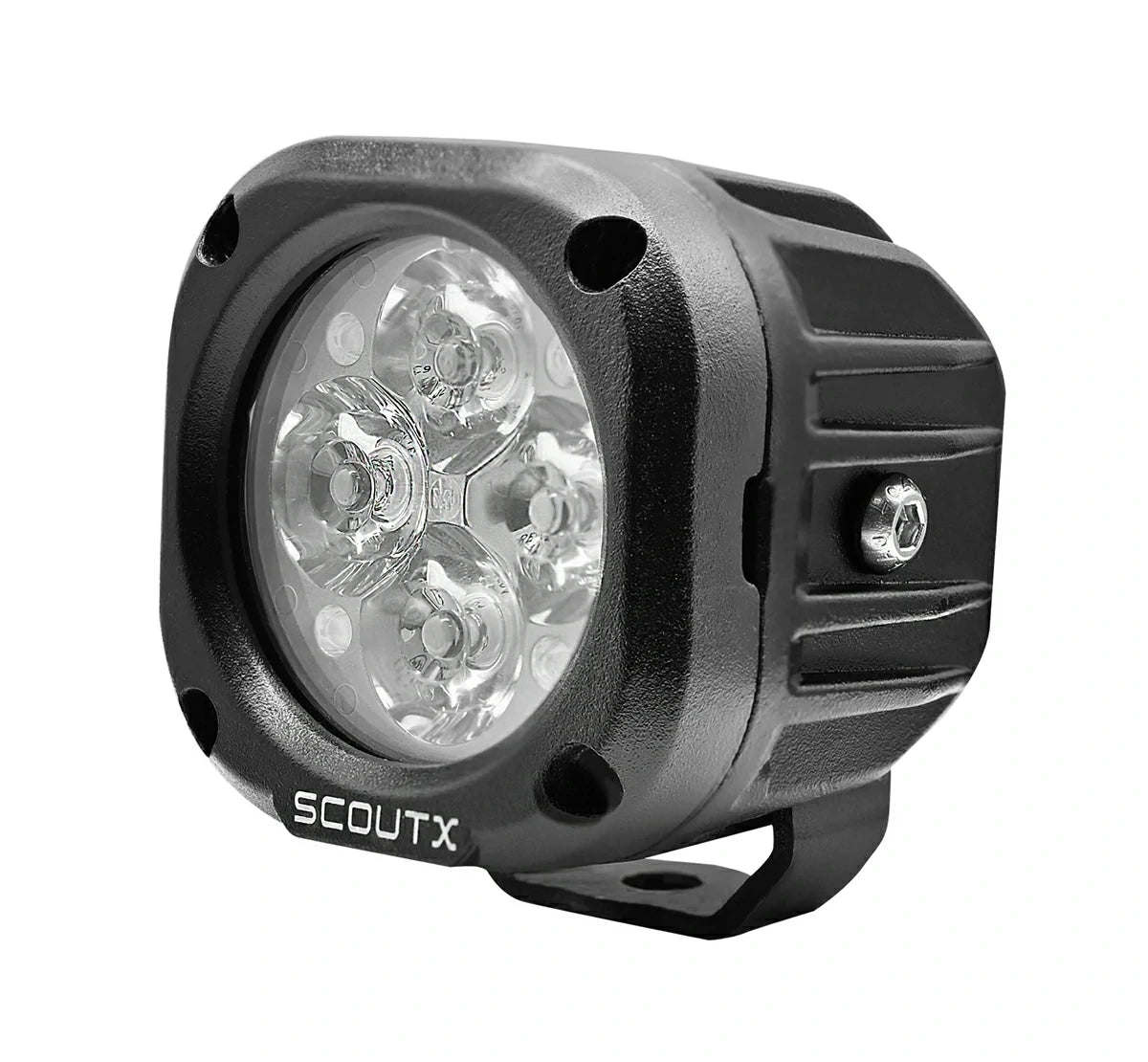 Maddog Scout-X Auxiliary LED Lights 4800 Lumens for Motorcycle with 200m Beam and IP67 Waterproof Design