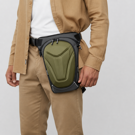 Vantora ARC Thigh Bag 5L | Hard-Shell Water-Resistant Motorcycle Leg Bag