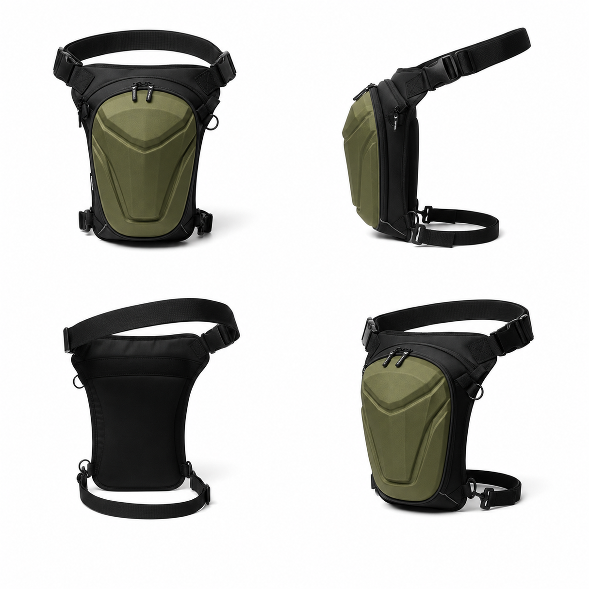 Vantora ARC Thigh Bag 5L | Hard-Shell Water-Resistant Motorcycle Leg Bag