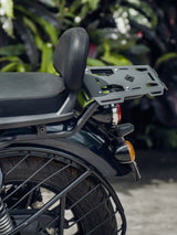 Legendary Custom Meteor carrier plate black mild steel top box mounting plate for Royal Enfield Meteor 350