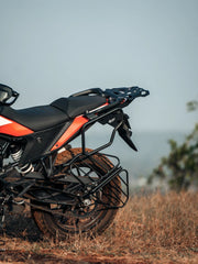 Legundary Custom KTM Adventure 390 Casus saddle stay black mild steel pannier support luggage holder