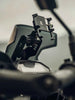 Legundary Custom CB200X NX200 ploigos gps mount mild steel black mobile holder bracket