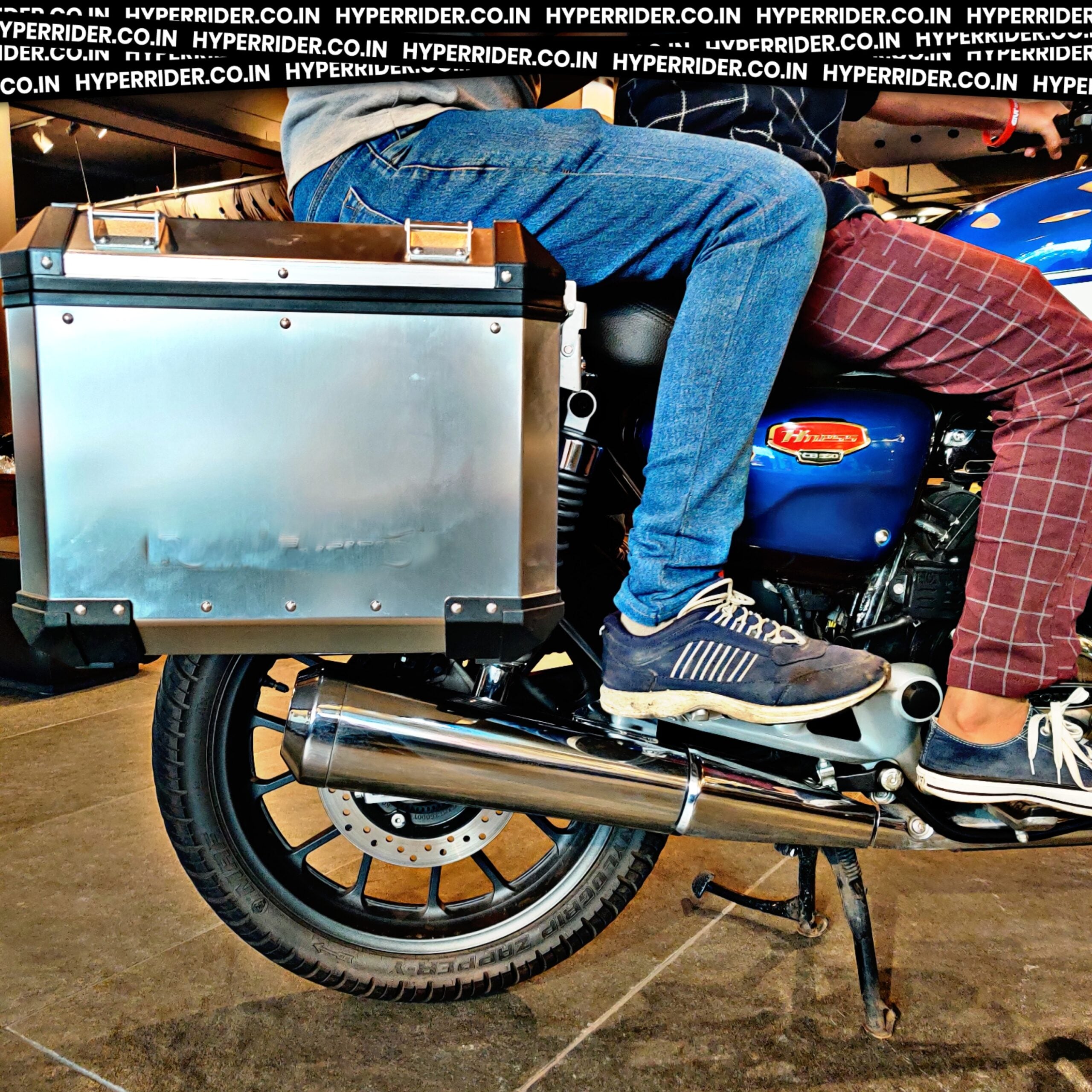 Hyperrider Heavy Duty Saddle Stay for Honda Hness CB350 with Himalayan Pannier Compatibility