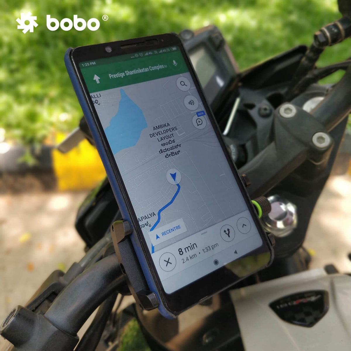 BOBO BM3 aluminium bike phone holder motorcycle mobile mount universal handlebar smartphone holder
