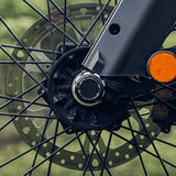Legundary Custom KTM 390 Enduro R Rotex Front Wheel Slider black silver CNC aluminium fork axle protector