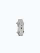 Legundary Custom Brogue Side Stand Base for Suzuki V-Strom 800DE Stainless Steel Brushed Finish Stand Enlarger Plate