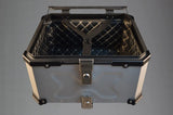 Moto Vanguard 55L silver aluminum motorcycle top box