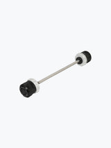 Legundary Custom KTM 390 Enduro R Rotex Front Wheel Slider black silver CNC aluminium fork axle protector