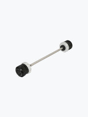 Legundary Custom KTM 390 Enduro R Rotex Front Wheel Slider black silver CNC aluminium fork axle protector