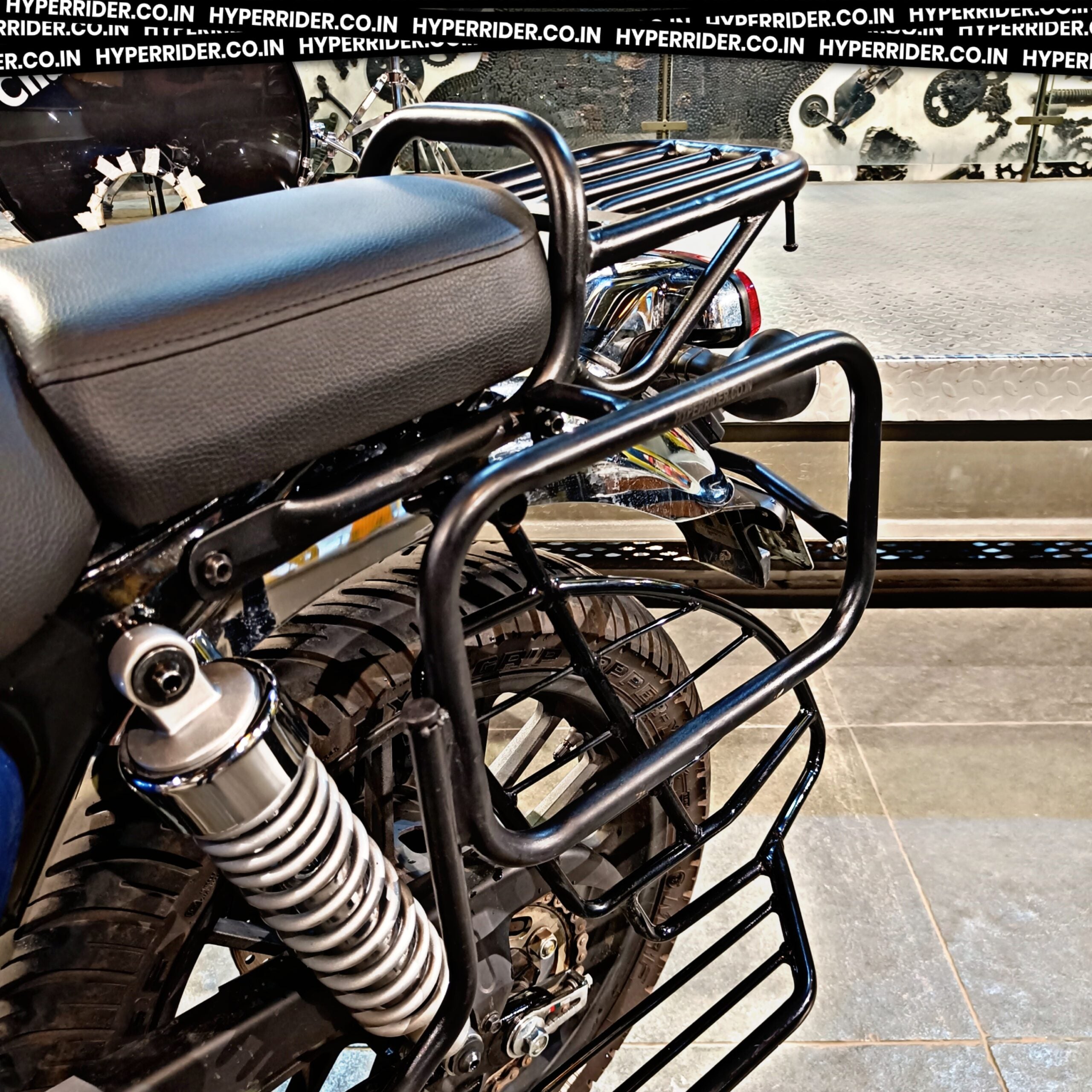 Hyperrider Heavy Duty Saddle Stay for Honda Hness CB350 with Himalayan Pannier Compatibility