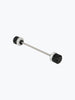 Legundary Custom KTM 390 Enduro R Rotex Front Wheel Slider black silver CNC aluminium fork axle protector