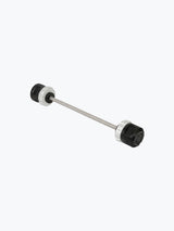 Legundary Custom KTM 390 Enduro R Rotex Front Wheel Slider black silver CNC aluminium fork axle protector