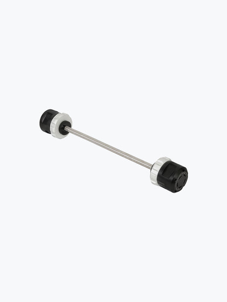 Legundary Custom KTM 390 Enduro R Rotex Front Wheel Slider black silver CNC aluminium fork axle protector