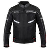 BBG motocross jersey for men in black neon orange and red for off road motorcycle riding
