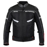 BBG motocross jersey for men in black neon orange and red for off road motorcycle riding