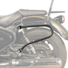 Auto Engina Saddle Stay for Royal Enfield Super Meteor 650 19mm Mild Steel 8kg Per Side Gloss Black Soft Luggage Support