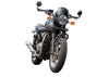 Silver Stallion slip on performance exhaust for Triumph Bonneville T120 1200 silver black matte brushed