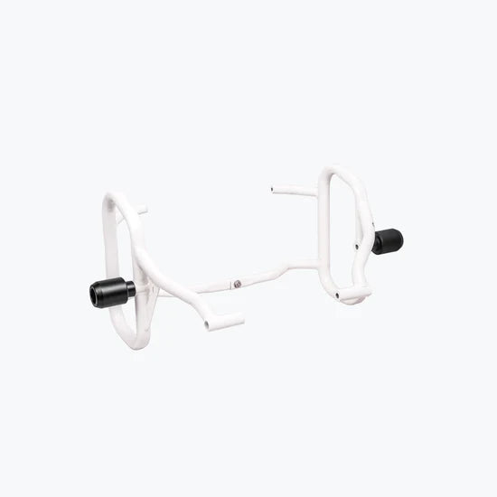 Legundary Custom Thanos Crash Guard with Slider White for TVS Apache RTR 310 Mild Steel Engine Protection Guard