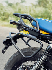LEGUNDARY Aviator Saddle Stay Royal Enfield Bear 650 black powder coated mild steel luggage support
