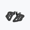 Legundary Custom Bolster Foot Rest for Yamaha XSR 155 Black Mild Steel Rider Footpegs