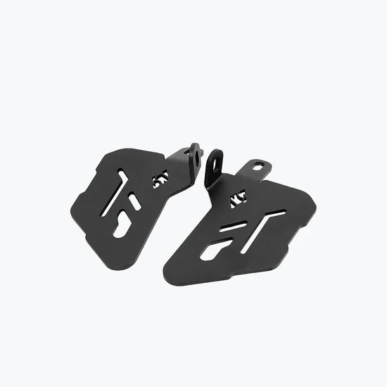Legundary Custom Bolster Foot Rest for Yamaha XSR 155 Black Mild Steel Rider Footpegs