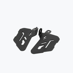 Legundary Custom Bolster Foot Rest for Yamaha XSR 155 Black Mild Steel Rider Footpegs