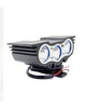 HJG 3 LED Owl Eye Waterproof CREE LED Fog Light with 3 Mode Function High Beam/Low Beam & Flashing for Bike/Motorcycle and Cars (30W, Black, 1 PC)