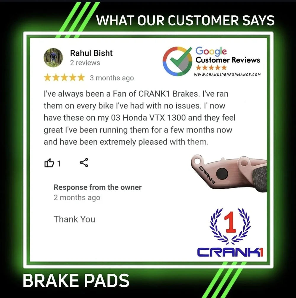 CRANK1 Sintered Rear Brake Pads CB896 For Benelli 302R 2018-2020 Motorcycle