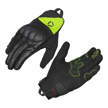 KORDA Splash Waterproof Motorcycle Riding Gloves with HydraTec Membrane, M.I.D.A.S Knuckle Protection & TouchTip Technology