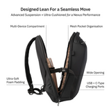 Vantora NEXUS Slingpack 12L | 2-in-1 Convertible Backpack & Sling for 14 Inch Laptop