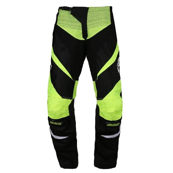 BBG Motocross Riding Pants in Neon, Red and Orange