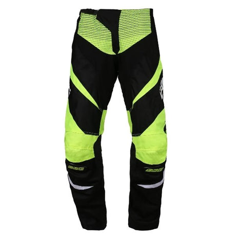 BBG Motocross Riding Pants in Neon, Red and Orange
