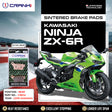 CRANK1 CB634 Sintered Rear Brake Pads for Kawasaki Ninja ZX-6R 2019 Onwards LEGUNDARY Custom
