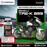 CRANK1 Sintered Front Brake Pads CB706 for Benelli TNT 899 2007-2015 Motorcycle Brake Pads