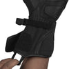 KORDA Splash black waterproof motorcycle riding gloves with extended gauntlet and knuckle protection
