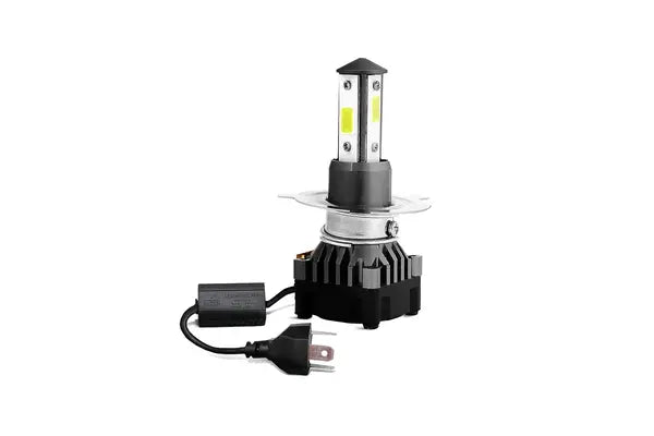 Headlamp bulb LED with cooling fan by SUPER (headlight bulb) for all motorcycle , scooter and cars